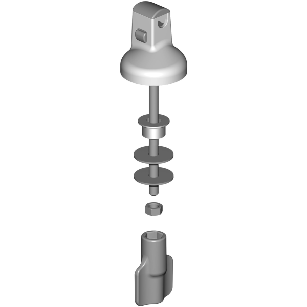 Scharnier Kunststoff zu Klosettsitz Rondessa Plus