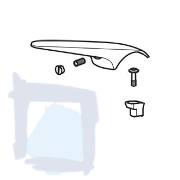 KWC Domo Hebel-Set schräg L833H