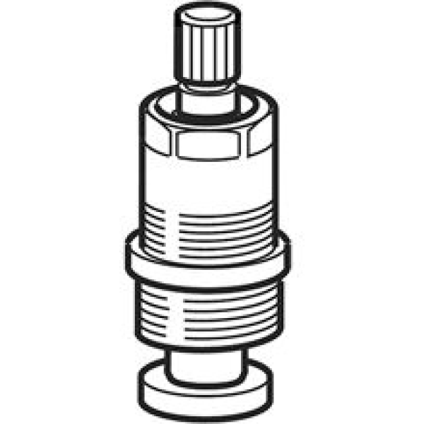 Flachtellerventiloberteil M25x1.25 chromeline