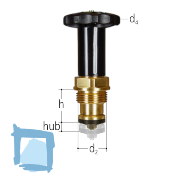 JRG Oberteil zu Schrägsitzventil 1/2"