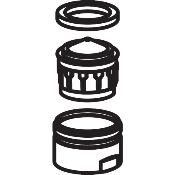 KWC Mischdüse, M24x1 zu diversen Bademischer