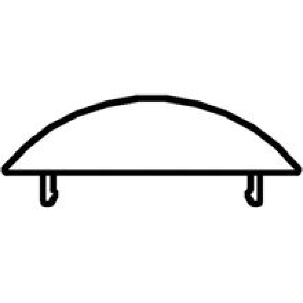 Kappe Milor verchromt DN 44mm aussen