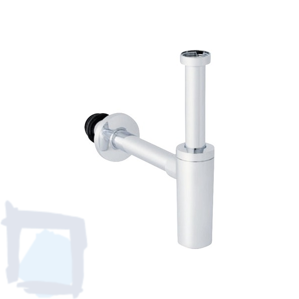 Sifon Waschtisch-Direktsifon glanzverchromt 1 1/4"