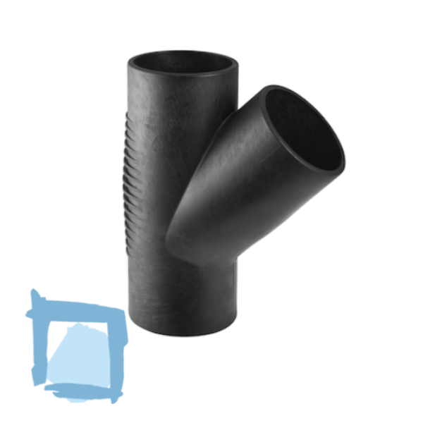 Geberit Silent Abzweig 45° 90 mm