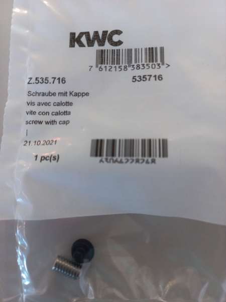 Schraube mit Kappe