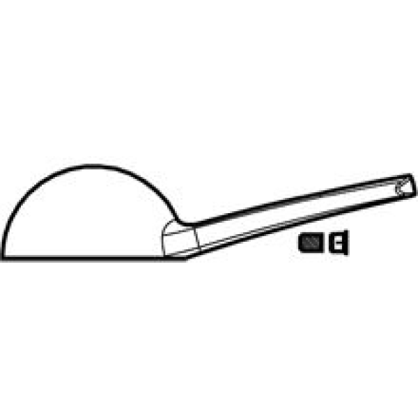 Similor Kugler Hebelgriff Milor II mit integrierter Kappe DN 51mm