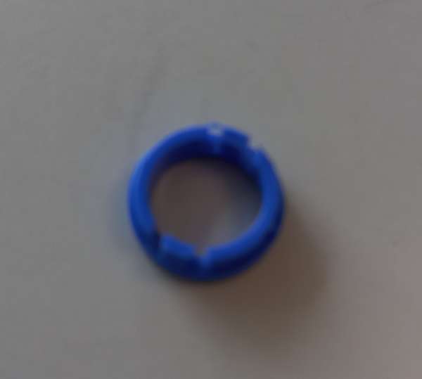 Temperaturmarkierung blau