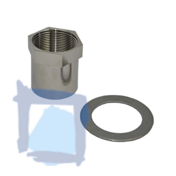 Flachmutter verl.M33x1.5 L40