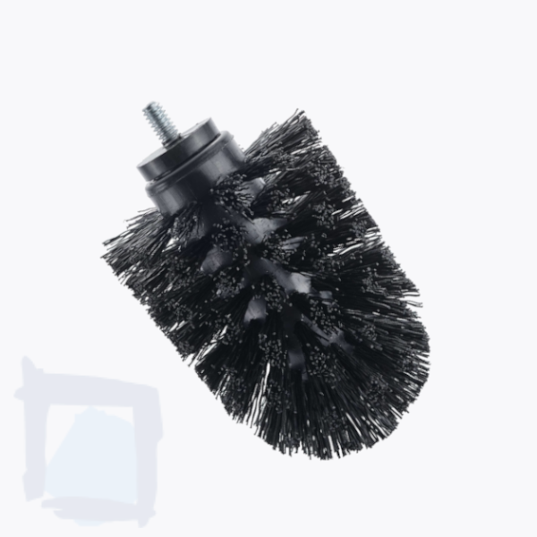 diaqua® WC-Ersatzbürstenkopf schwarz Ø 80 mm