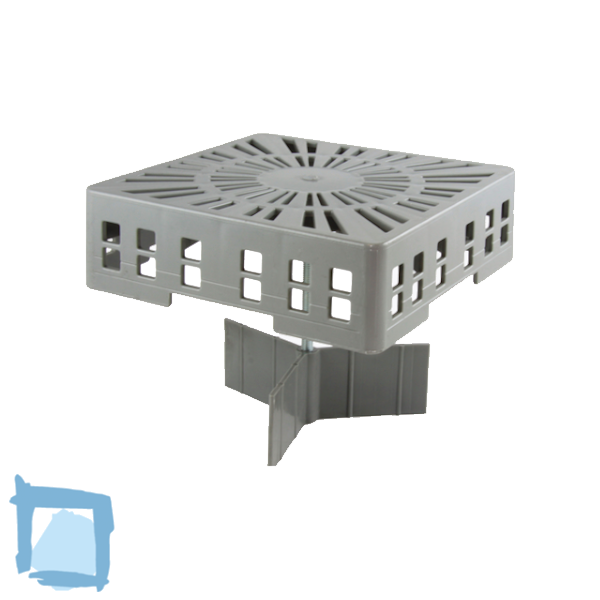 Laubkorb BIMAG-120 E, grau