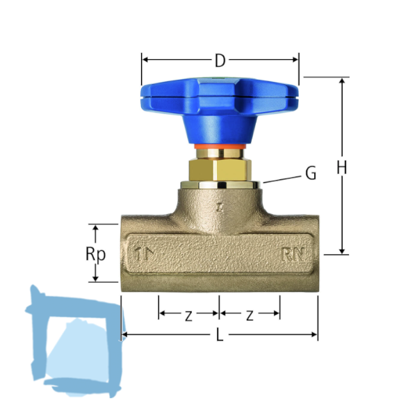 Nussbaum Geradsitzventil