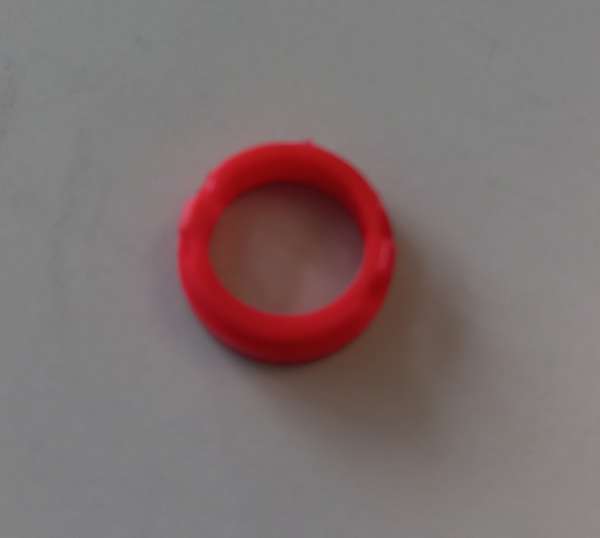 Temperaturmarkierung rot