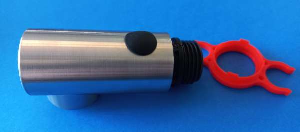 Arwa Twin plus / Scala / Triathlon Auszugsbrause Edelstahl mit Gummidruckknopf