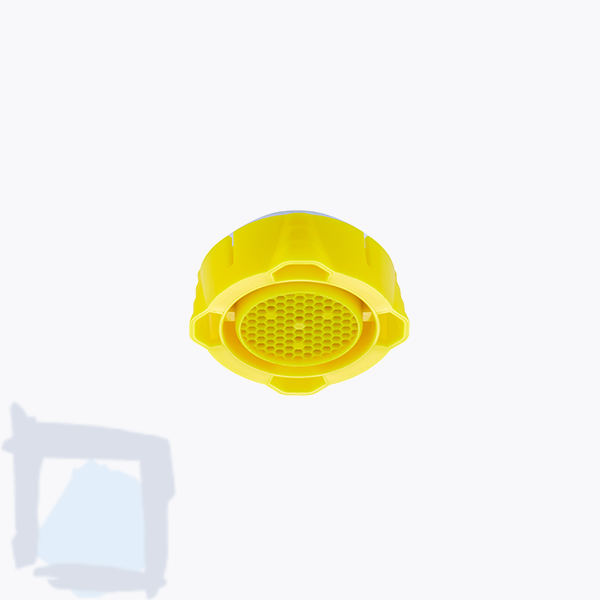 Neoperl Clinic Snap Honeycomb Strahlregler gelb