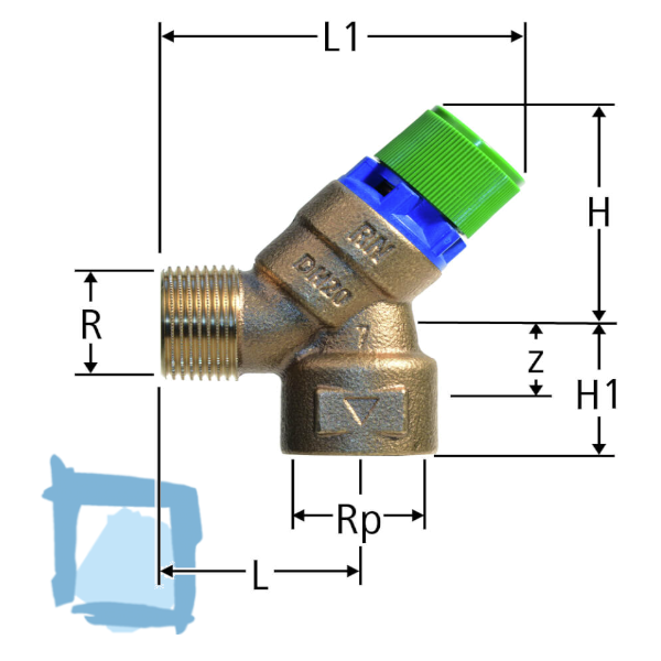 Nussbaum Sicherheitsventil 1"