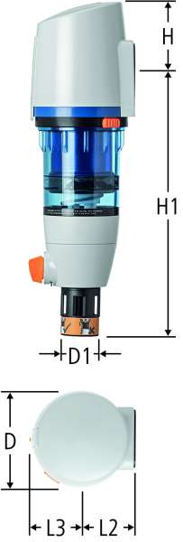 Nussbaum Feinfilter rückspülbar Anschluss DN 40/50