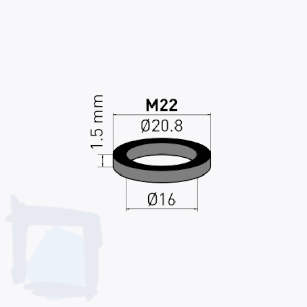 NEOPERL® Gummidichtung zu Innenteil M22
