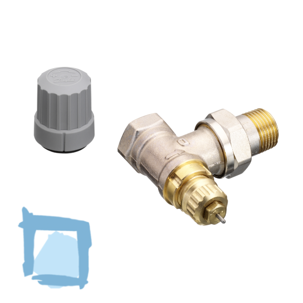 Ventilgehäuse, RA-FN, Schwerkraftventil, DN 15, Eck, D